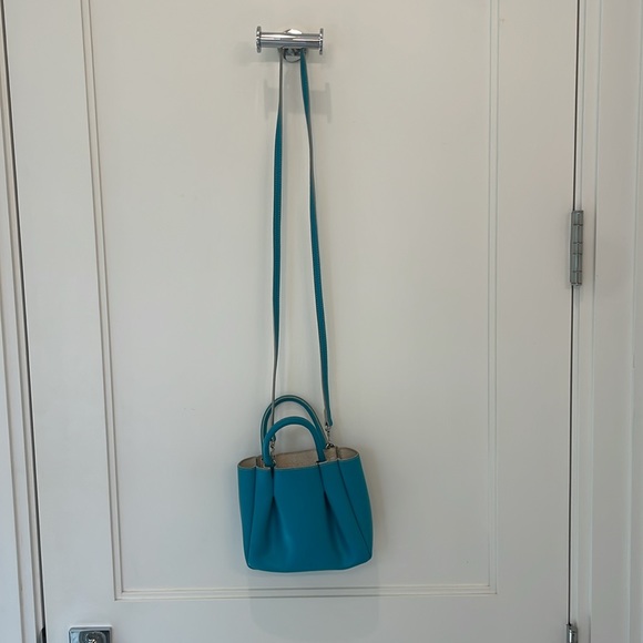 Alexandra de Curtis Amalfi Mini Leather Bag with Crossbody Strap - Picture 4 of 6